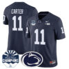 Penn State Nittany Lions 2024 Fiesta Bowl Champions Jersey – All Stitched – Navy – Abdul Carter Jersey