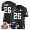 Penn State Nittany Lions 2024 Orange Bowl Jersey N1 – All Stitched – Black – Saquon Barkley Jersey