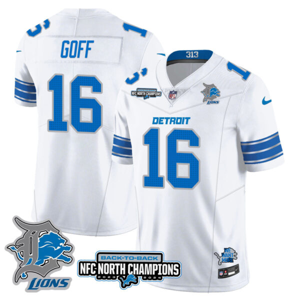Detroit Lions – Jared Goff – 16 – White Jersey