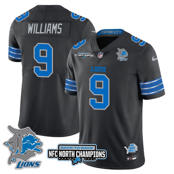 Detroit Lions – Jameson Williams – 9 – Black Jersey