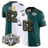 Eagles 2024 NFC East Division Champions Gold Trim Vapor Limited Jersey – All Stitched – Split – Jason Kelce Jersey