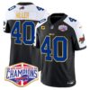 Bills 2024 AFC East Division Champions Gold Trim Vapor Limited Jersey – All Stitched – Black Alternate – Von Miller Jersey