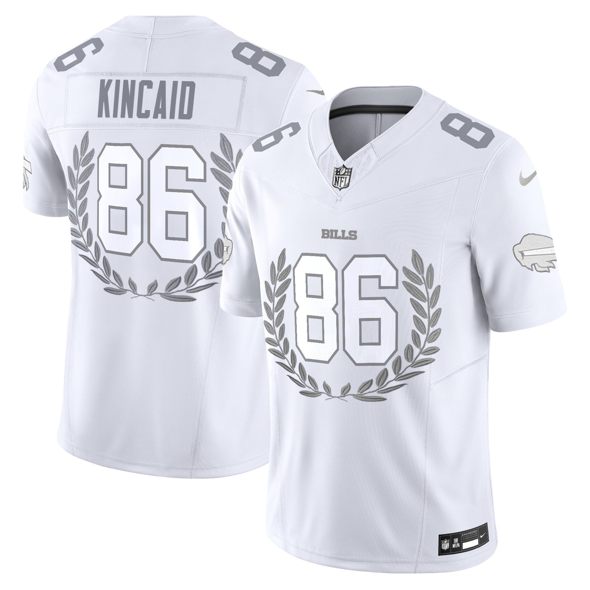 Buffalo Bills Platinum MVP Vapor Limited Jersey – All Stitched – Dalton Kincaid Jersey