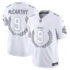 Minnesota Vikings Platinum MVP Vapor Limited Jersey – All Stitched – J.J. McCarthy Jersey