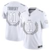 Buffalo Bills Platinum MVP Vapor Limited Jersey – All Stitched – Mitchell Trubisky Jersey