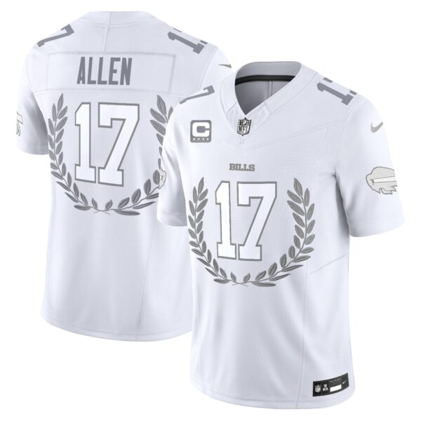 Buffalo Bills Platinum MVP Vapor Limited Jersey – All Stitched – Josh Allen Jersey