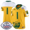 Baylor Bears 2024 Texas Bowl Vapor Limited Jersey – All Stitched – Gold Alternate – #1 Team Jersey