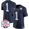 Penn State Nittany Lions 2024 The Fiesta Bowl Patch Vapor Limited Jersey – All Stitched – Navy – #1 Team Jersey