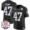 Penn State Nittany Lions 2024 The Fiesta Bowl Patch Vapor Limited Jersey – All Stitched – Black – Donald Trump Jersey