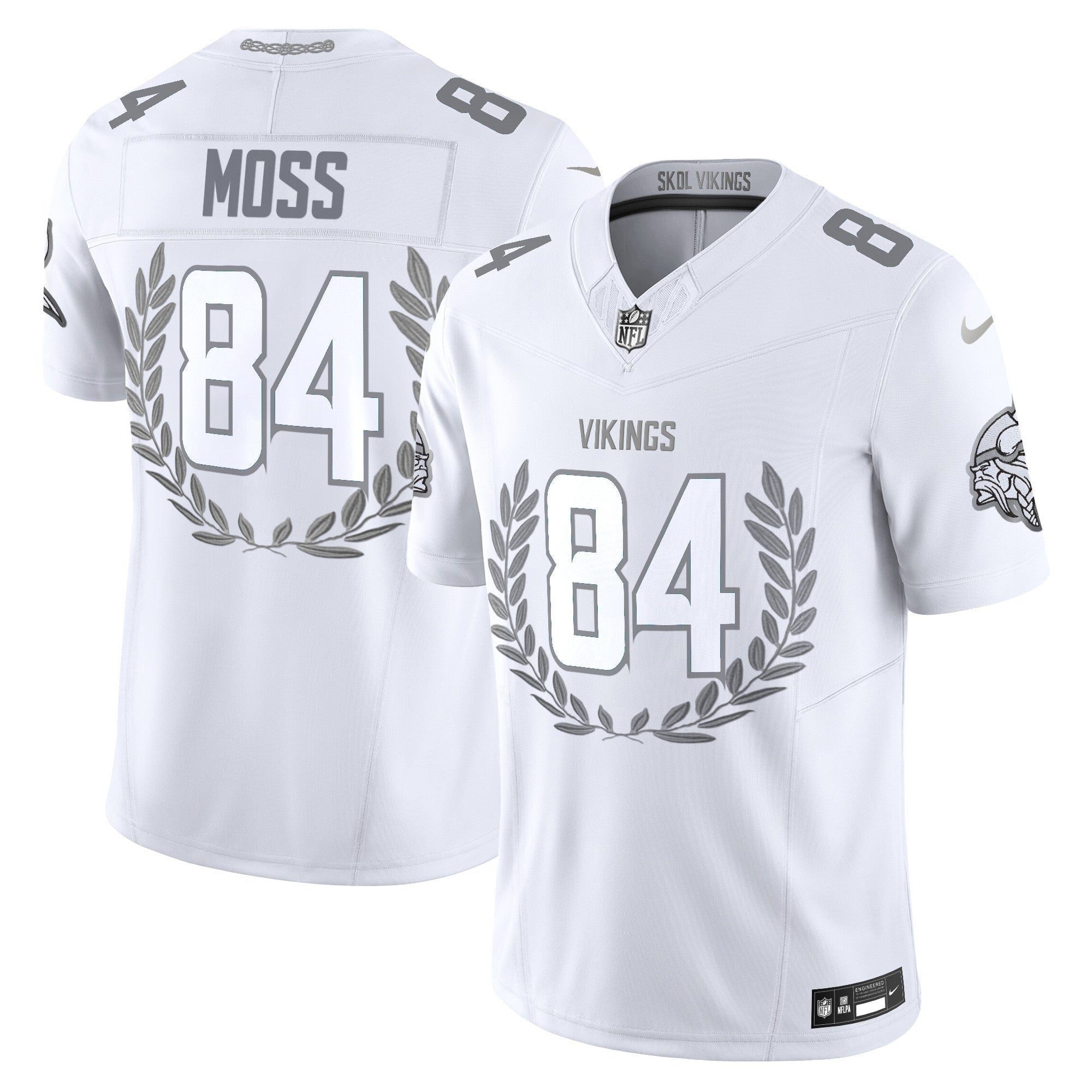 Minnesota Vikings Platinum MVP Vapor Limited Jersey – All Stitched – Randy Moss Jersey
