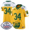 Baylor Bears 2024 Texas Bowl Vapor Limited Jersey – All Stitched – Gold Alternate – Josh Cameron Jersey