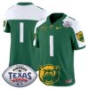 Baylor Bears 2024 Texas Bowl Vapor Limited Jersey – All Stitched – Green Alternate – #1 Team Jersey