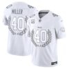 Buffalo Bills Platinum MVP Vapor Limited Jersey – All Stitched – Von Miller Jersey