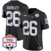 Penn State Nittany Lions 2024 The Fiesta Bowl Patch Vapor Limited Jersey – All Stitched – Black – Saquon Barkley Jersey