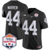 Penn State Nittany Lions 2024 The Fiesta Bowl Patch Vapor Limited Jersey – All Stitched – Black – Tyler Warren Jersey