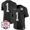 Penn State Nittany Lions 2024 The Fiesta Bowl Patch Vapor Limited Jersey – All Stitched – Black – #1 Team Jersey
