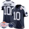 Penn State Nittany Lions 2024 The Fiesta Bowl Patch Vapor Limited Jersey – All Stitched – Navy Alternate – Nicholas Singleton Jersey
