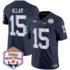Penn State Nittany Lions 2024 The Fiesta Bowl Patch Vapor Limited Jersey – All Stitched – Navy – Drew Allar Jersey