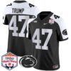 Penn State Nittany Lions 2024 The Fiesta Bowl Patch Vapor Limited Jersey – All Stitched – Black Alternate – Donald Trump Jersey