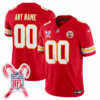 Custom Kansas City Chiefs Limited Jersey – Christmas Patch – Red Jersey