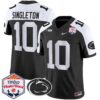 Penn State Nittany Lions 2024 The Fiesta Bowl Patch Vapor Limited Jersey – All Stitched – Black Alternate – Nicholas Singleton Jersey