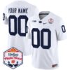 Penn State Nittany Lions 2024 The Fiesta Bowl Patch Vapor Limited Custom Jersey – All Stitched – White Jersey