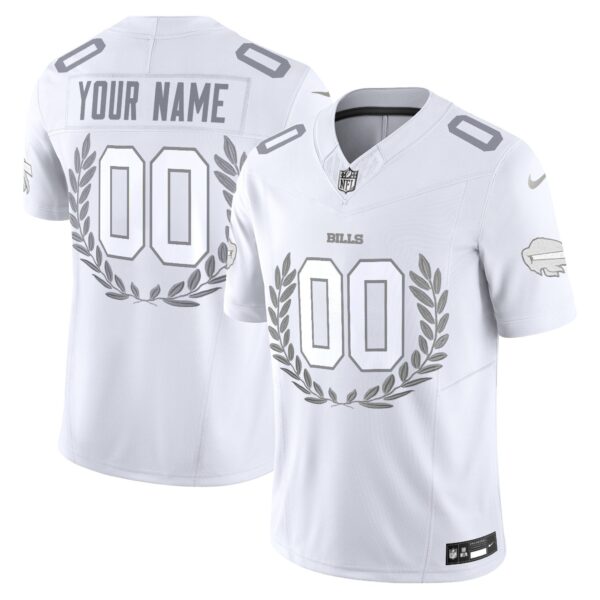 Buffalo Bills Platinum MVP Vapor Limited Custom Jersey – All Stitched – Custom Jersey