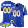 Custom Gender/Name Los Angeles Rams 2024 NFC West Division Champions Jersey – All Stitched – Royal Jersey