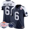 Penn State Nittany Lions 2024 The Fiesta Bowl Patch Vapor Limited Jersey – All Stitched – Navy Alternate – Harrison Wallace III Jersey