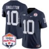 Penn State Nittany Lions 2024 The Fiesta Bowl Patch Vapor Limited Jersey – All Stitched – Navy – Nicholas Singleton Jersey