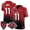 Atlanta Falcons 60th Season Vapor Limited Jersey – All Stitched – Red – Julio Jones Jersey