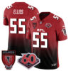 Atlanta Falcons 60th Season Vapor Limited Jersey – All Stitched – Red – Kaden Elliss Jersey