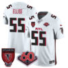 Atlanta Falcons 60th Season Vapor Limited Jersey – All Stitched – White – Kaden Elliss Jersey
