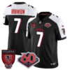 Atlanta Falcons 60th Season Vapor Limited Jersey – All Stitched – Black Alternate – Bijan Robinson Jersey
