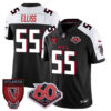 Atlanta Falcons 60th Season Vapor Limited Jersey – All Stitched – Black Alternate – Kaden Elliss Jersey