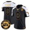 Philadelphia Eagles 2024 Throwback Gold Vapor Limited Jersey – Est. 1933 Patch – All Stitched – Alternate – Kenny Pickett Jersey