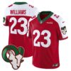 Rams Mexico Vapor Limited Jersey – All Stitched – Red Alternate – Kyren Williams Jersey