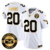 Philadelphia Eagles 2024 Throwback Gold Vapor Limited Jersey – Est. 1933 Patch – All Stitched – White Gold – Brian Dawkins Jersey