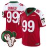 Rams Mexico Vapor Limited Jersey – All Stitched – Red Alternate – Aaron Donald Jersey