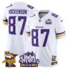 Minnesota Vikings Kings Of The North Patch Vapor Limited Jersey V3 – All Stitched – White – T.J. Hockenson Jersey