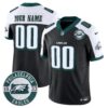 Eagles 2024 Vapor Limited Custom Jersey – Est. 1933 Patch – All Stitched – Black Alternate Jersey
