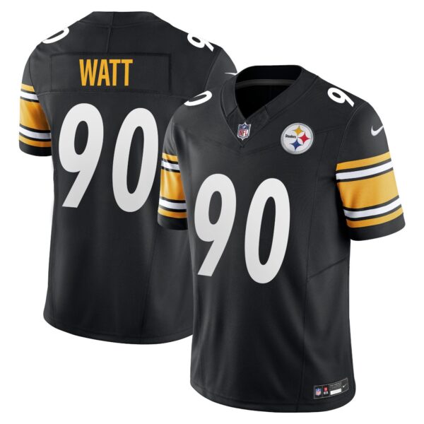 Steelers Vapor Limited Jersey – All Stitched – Black – T. J. Watt Jersey