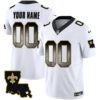 Saints 1987 Legacy Arch Smoke Custom Jersey – All Stitched – White Jersey