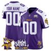 Minnesota Vikings Kings Of The North Patch Vapor Limited Custom Jersey V3 – All Stitched – Purple Alternate Jersey