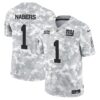 New York Giants 2024 Salute to Service Vapor Limited Jersey – Arctic Camo – All stitched – Malik Nabers Jersey