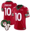 Rams Mexico Vapor Limited Jersey – All Stitched – Red – Tony Zendejas Jersey