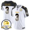Steelers Arch Smoke 50th Anniversary Of Super Bowl IX Patch Vapor Limited Jersey – All Stitched – Inverted – Russell Wilson Jersey
