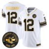 Pittsburgh Steelers Throwback 1933 Patch Gold Vapor Limited Jersey – All Stitched – White Gold – Terry Bradshaw Jersey