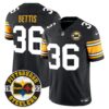 Steelers 2024 Vapor Limited Jersey – Est 1933 Patch – All Stitched – 1975 Throwback – Jerome Bettis Jersey