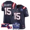 Patriots Bill Belichick 6x Champions Patch Vapor Jersey – All Stitched – Navy – Ezekiel Elliott Jersey